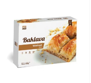 Moda Baklava With Walnut, Gift Pack, 9Pcs, 12Oz (340G) X 16Pack