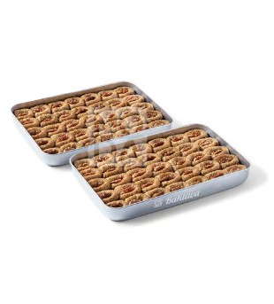 Moda Baklava, Fig Shape With Walnut, 70Pcs, 6.2Lbs (2800G) X 5Pack