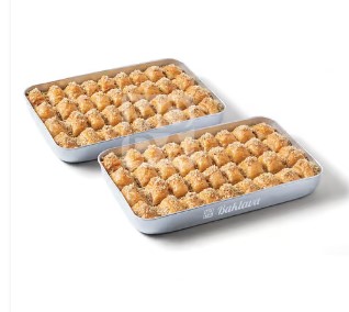 Moda Baklava, Square Slice With Walnut, 54Pcs, 6Lbs (2700G) X 5Pack