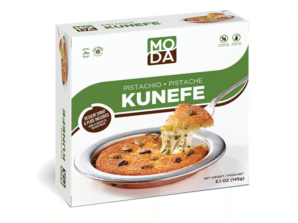 Moda Kunefe Pistachio With Syrup, 150Gr, 1Pcs X 20Pack