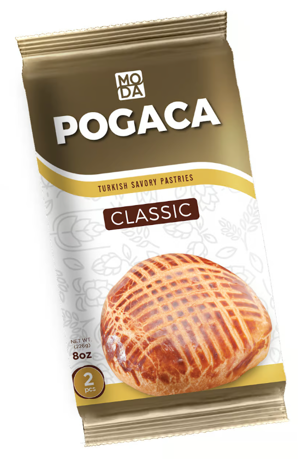 Moda Pogaca, Classic, 4oz (112g) x 2pcs x 18pack