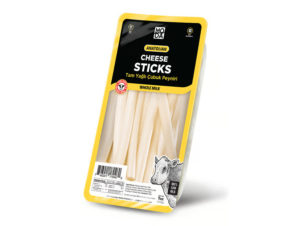 Moda Cheese Sticks (Cubuk Peyniri), 7Oz (200G) X 12Pack
