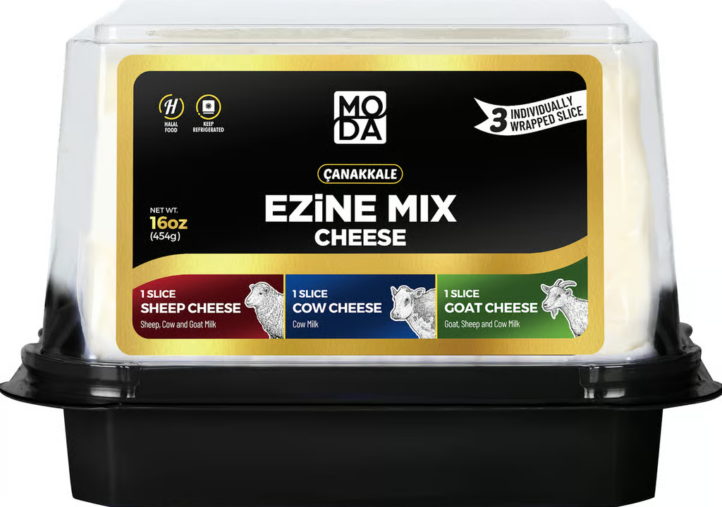 Moda Ezine Mix Cheese, Sliced, Black Label, 16Oz (454G) X 8Pack