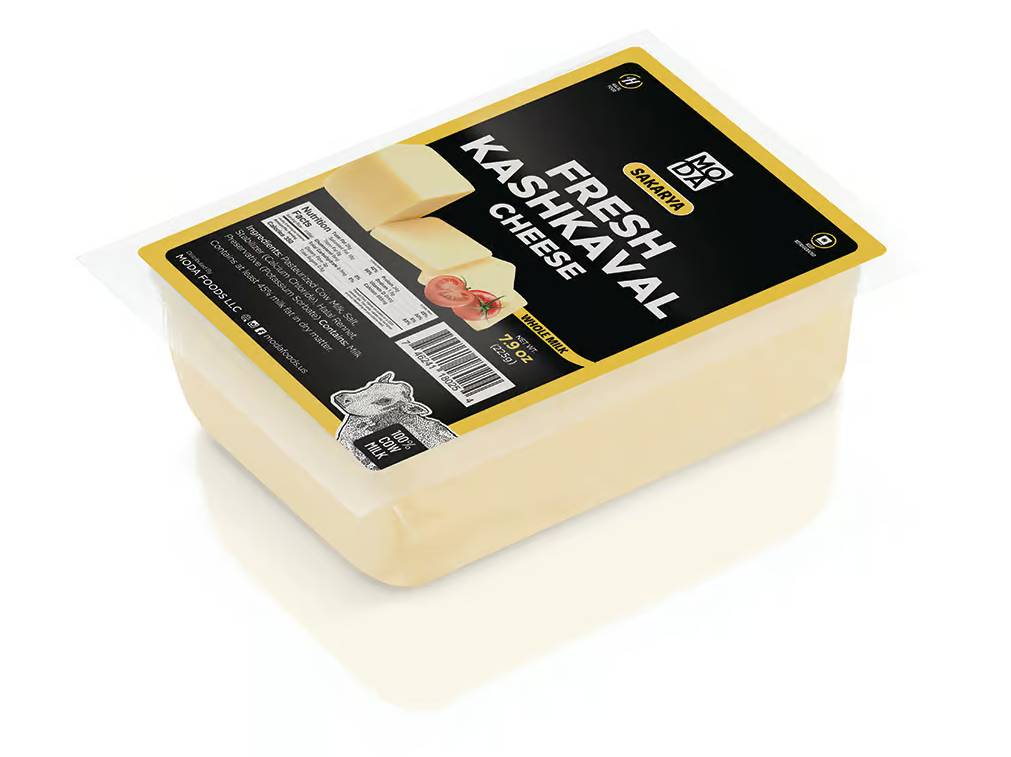 Moda Fresh Kashkaval Cheese, 21.1oz (600g) x 8pack