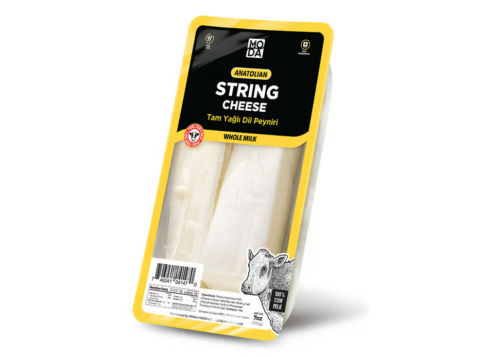 Moda String Cheese (Dil Peyniri), 7Oz (200G) X 12Pack