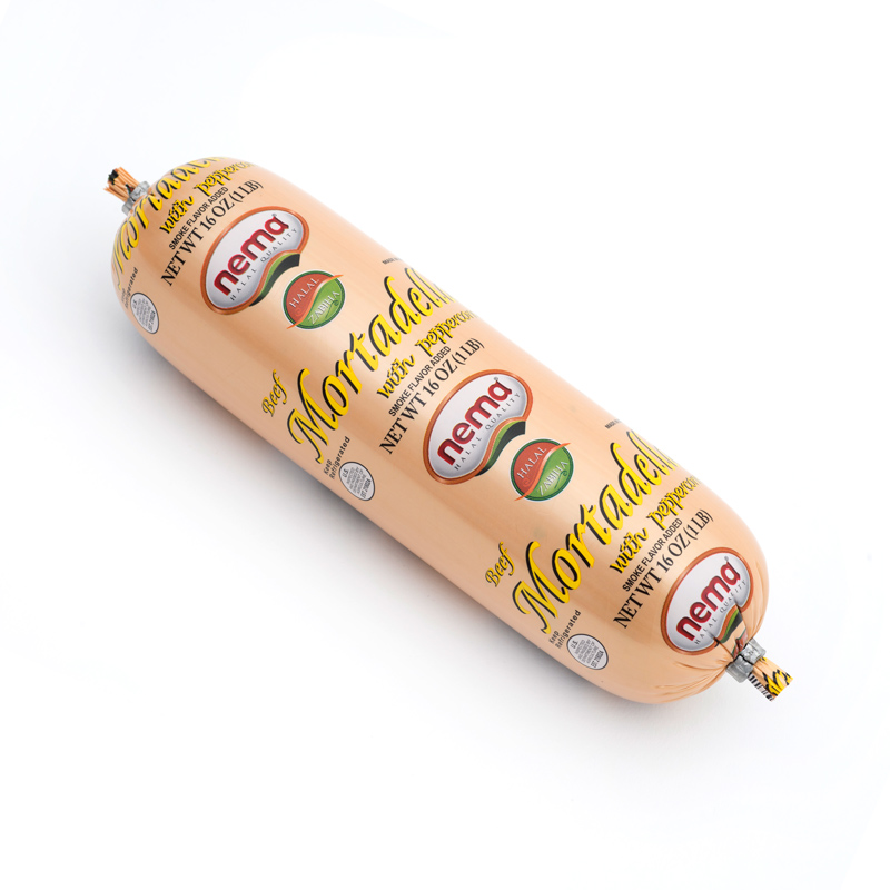 Nema Beef Mortadella with Peppercorns 1 lb x 16