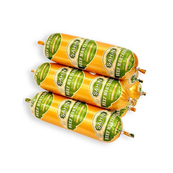 Sahin Beef Mortedella With Olives 1 lb x 16