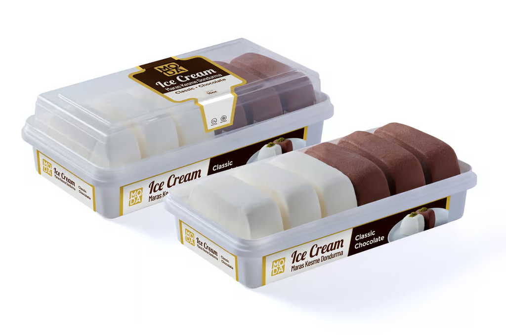 Moda Ice Cream, Maras Kesme, Chocolate - Classic , 454Gr, 6Slices X 12Pack