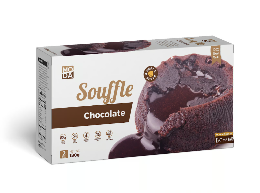 Moda Souffle With Chocolate, 150Gr X 2Pcs X 24Pack