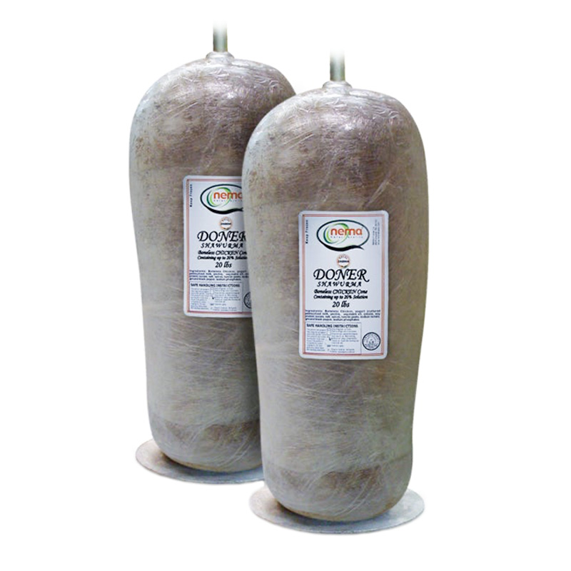 Nema Chicken Doner (Shawarma) Cone 20 lb x 2