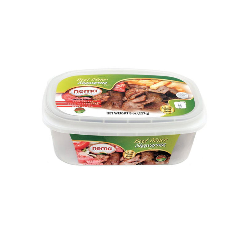Nema Sliced Beef Doner Shawarma 8 oz X 12