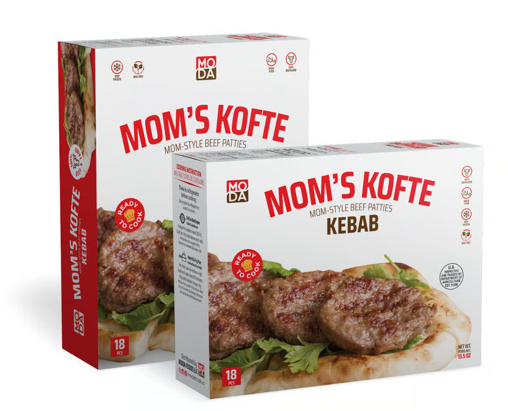 Moda Kofte Kebab, Beef, Mom's Style, 18pcs, 14.5oz (411g) x 16pack