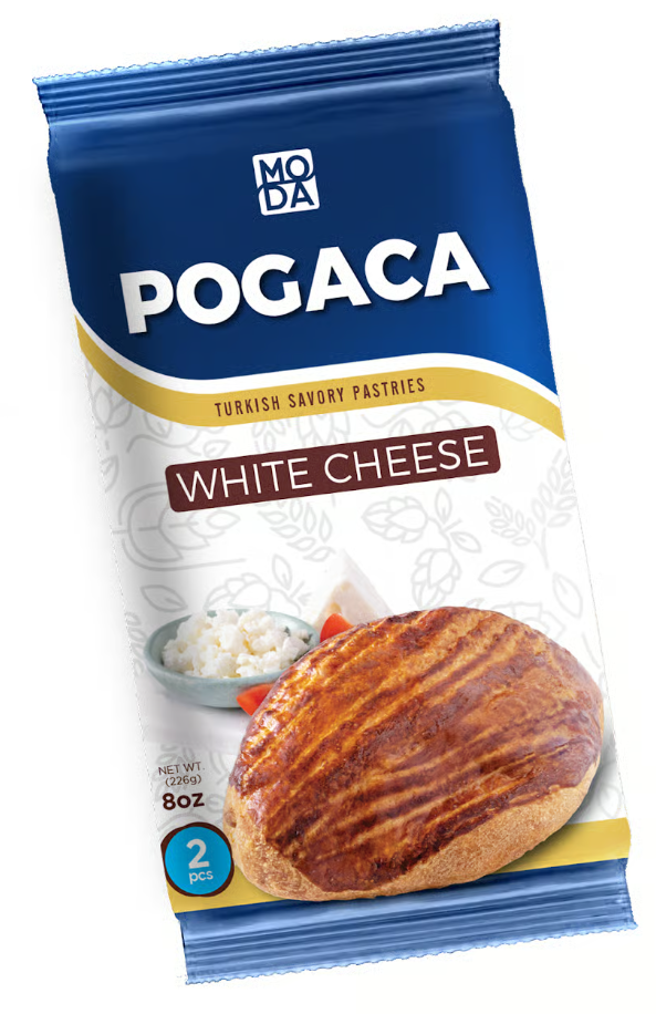 Moda Pogaca, White Cheese, 4Oz (112G) X 2Pcs X 18Pack