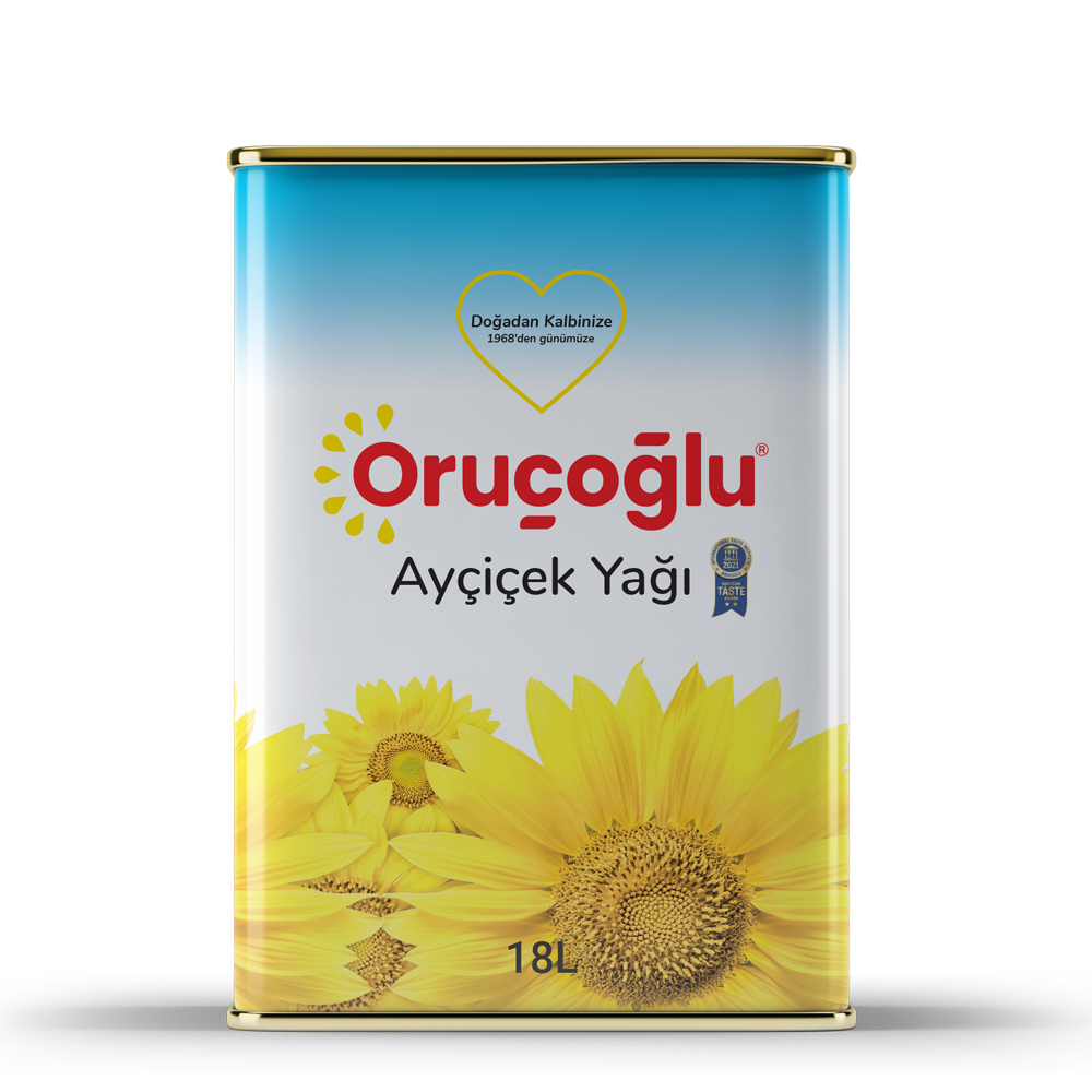 Orucoglu Frying Sunflower Oil 18L (Kizartmalik Aycicek Yag)