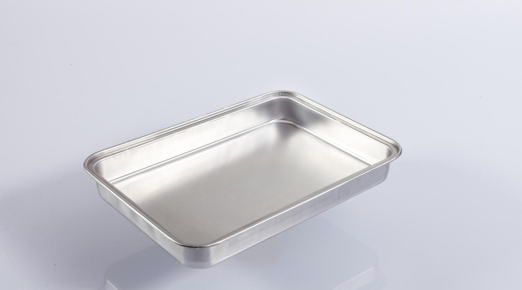 Disposable Aluminum Tray, 17cmX25cmX3cm, 0.4mm Thickness