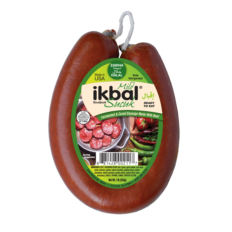 Ikbal Ring Beef Sujuk Mild 1 lb x 12