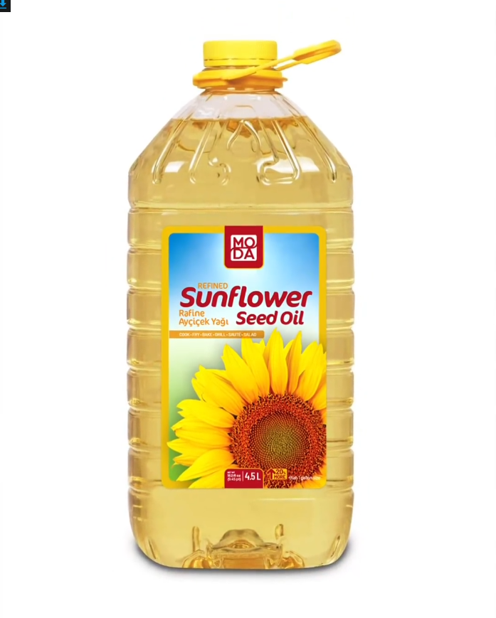 Moda Refined Sunflower Seed Oil, 1.2 gal (4.5l) x 4bottle