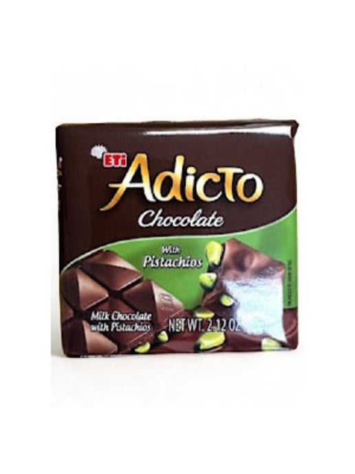 Eti Adicto Chocolate W Pistachio 60 Gr X 72