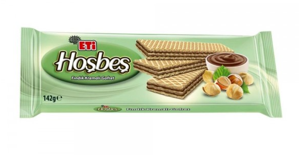 Eti Hosbes Wafer Hazelnut 142 Gr X 20