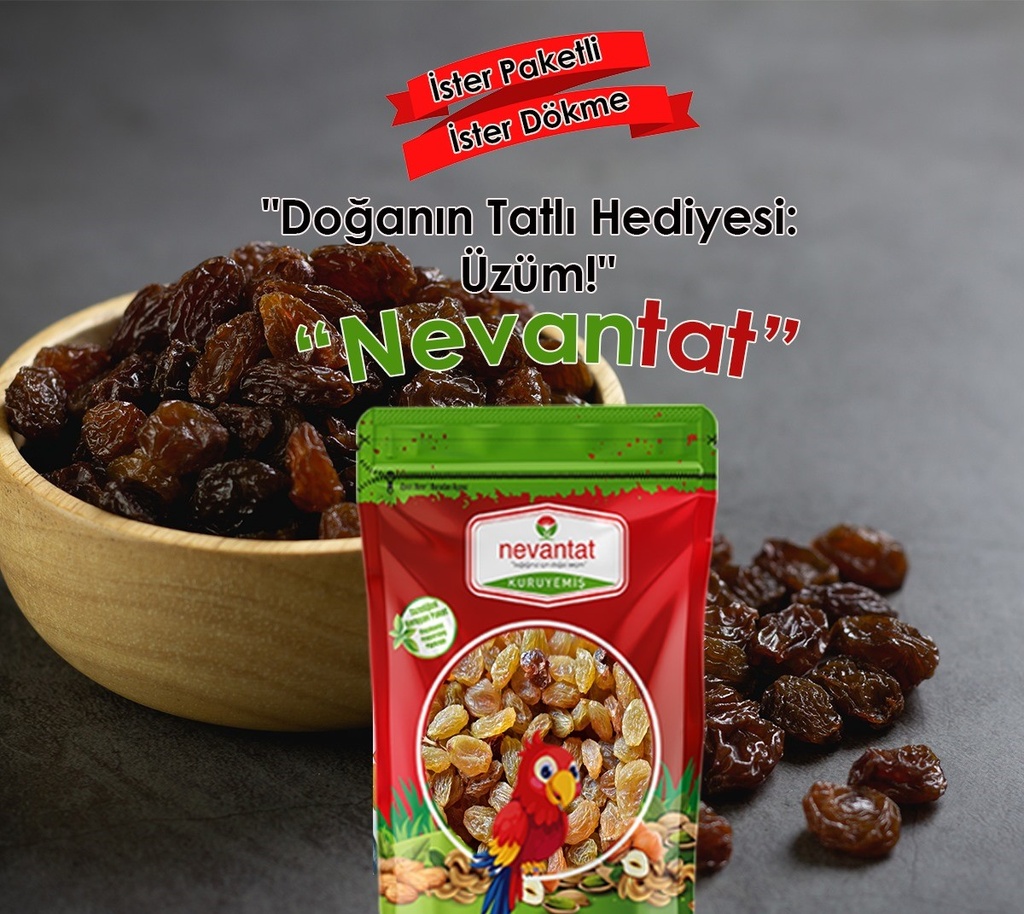 Nevantat Dried Raisins (Seedless) Izmir 200 Gr X 12