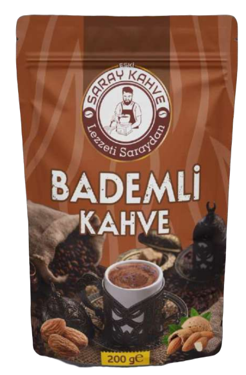 Saray Almond Coffee 200 Gr X 24
