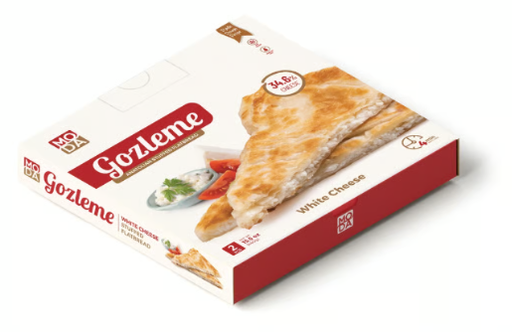 Moda Gozleme, Stuffed Flatbread, White Cheese, 2pcs, 15.5oz (440g) x 12pack