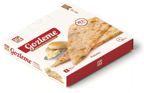 Moda Gozleme, Stuffed Flatbread, Potato, 2pcs, 15.5oz (440g) x 12pack