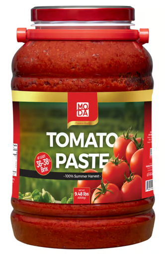 Moda Tomato Paste, 9.48lbs (4300g) x 4pcs