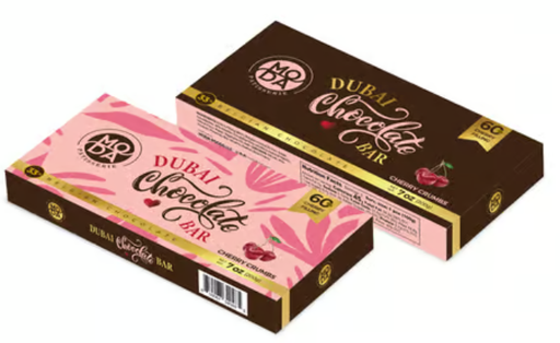 Dubai Chocolate, Cherry, 7.05oz (200g) x 24pcs