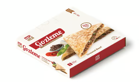 Gozleme, Stuffed Flatbread, Ground Beef, 2pcs, 15.5oz (440g) x 12pack