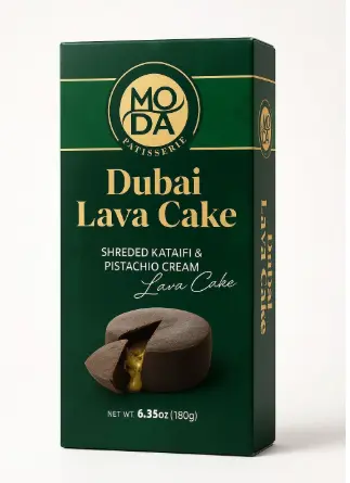 Moda Dubai Lava Cake, 2pcs, 6.35oz (180g) x 12pack