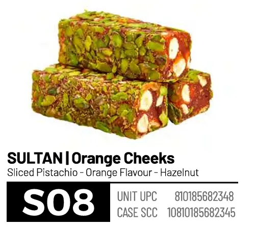 Loqum, Sultan, Orange Cheeks (S08), 6.6lbs (3000g) x 4pack 