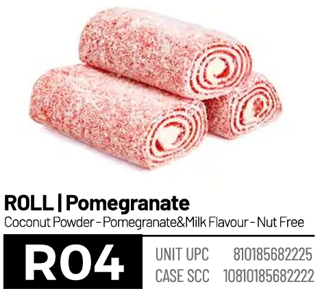 Loqum, Roll, Pomegranate (R04), 6.6lbs (3000g) x 4pack 