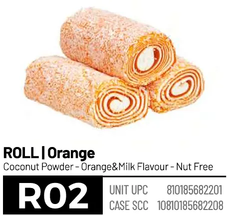 Loqum, Roll, Orange (R02), 6.6lbs (3000g) x 4pack