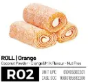 Loqum, Roll, Orange (R02), 6.6lbs (3000g) x 4pack