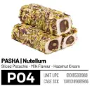Loqum, Pasha, Nutellum (P04), 6.6lbs (3000g) x 4pack 