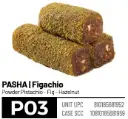 Loqum, Pasha, Figachio (P03), 6.6lbs (3000g) x 4pack 