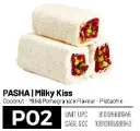 Loqum, Pasha, Milky Kiss (P02), 6.6lbs (3000g) x 4pack 