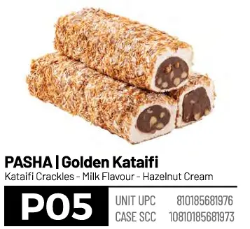 Loqum, Pasha, Golden Kataifi (P05), 6.6lbs (3000g) x 4pack