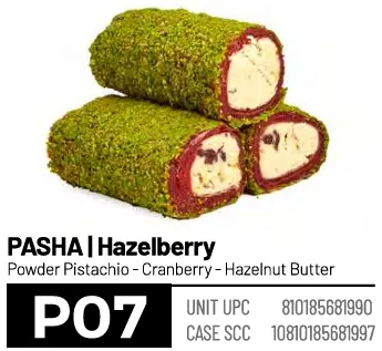 Loqum, Pasha, Hazelberry (P07), 6.6lbs (3000g) x 4pack