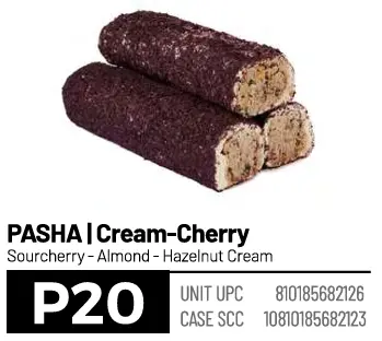 Loqum, Pasha, Cream-Cherry (P20), 6.6lbs (3000g) x 4pack