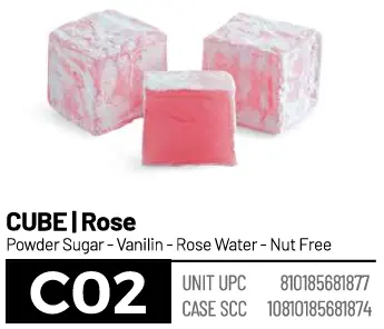 Loqum, Cube, Rose (C02), 6.6lbs (3000g) x 4pack