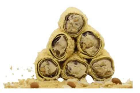 Turkuaz Delight, Powdered Hazelnut Banana & Chocolate  Almond Roll, 11lb