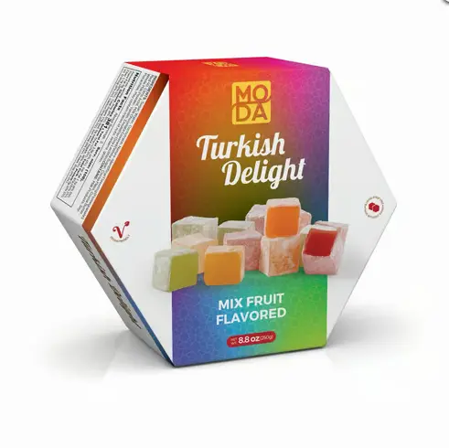 Loqum, Petek Gift, Mix Fruit, 8.8oz (250g) x 12pack