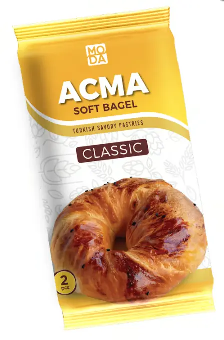 Acma, Soft Bagel, Classic, 4oz (112g) x 2pcs x 15pack - #340218