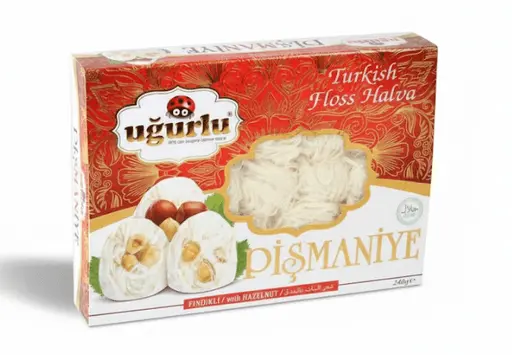 Ugurlu, Findikli Pismaniye, Hazelnut Pismaniye, 240gr x 24pcs