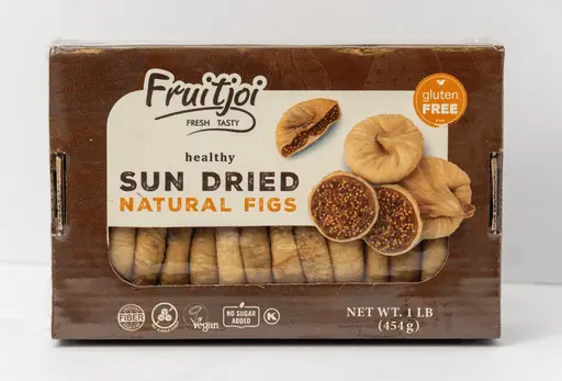 Fruitjoi, Figs, Lerida Platter Box, 1LB (454gr) x 24pcs