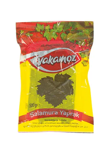 Yakamoz, Salamura Yaprak, Grape Leaves In Brine, Vacuum Pack, 400g x 12pcs