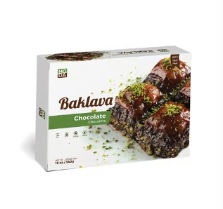 Moda Baklava With Chocolate, Gift Pack, 9Pcs, 12Oz (340G) X 16Pack