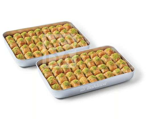 Moda Baklava With Double Pistachio, 72Pcs, 6Lbs (2700G) X 5Pack